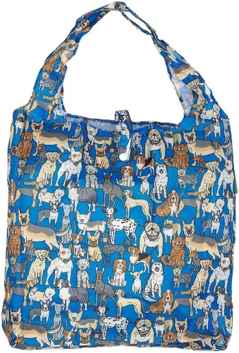 Miniatura 20 de ECO CHIC Bolsas plegables reutilizables para comestibles, bolsa de compras ligera, reciclada y reutilizable, bolsa plegable impermeable Gafas Gatos