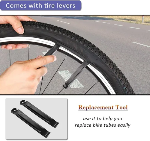 Miniatura 6 de Tubo de bicicleta de 26 x 4.0 pulgadas con válvula Schrader AV35mm, tubos interiores de bicicleta eléctrica de goma butílica premium, paquete de 2