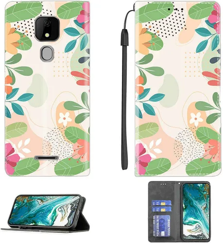 Miniatura 374 de Funda para Moto One Zoom compatible con Motorola One Zoom Phone Case Flip Stand Cover Magnetic Close YHD
