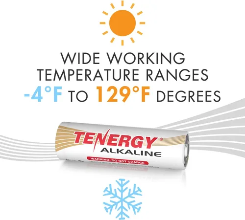 Miniatura 4 de Tenergy Batería alcalina AA de 1.5 V no recargable para relojes, controles remotos, juguetes y dispositivos electrónicos, pilas AA de repuesto, 24