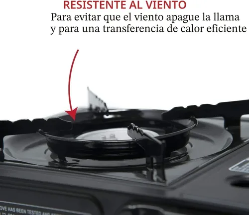 Miniatura 4 de Estufa portátil de butano Gas One con estuche: encendido automático, control preciso del calor - para acampar, tailgating y cocinar al aire libre