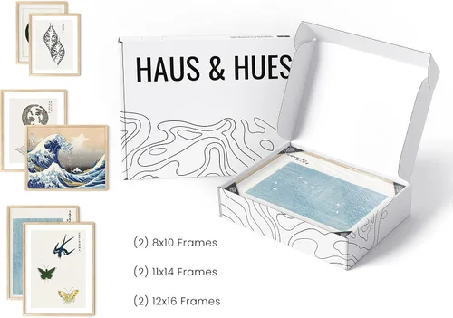 Miniatura 3 de HAUS AND HUES Arte japonés para pared, decoración enmarcada, pinturas asiáticas verdes y azules para pared, impresiones contemporáneas, póster