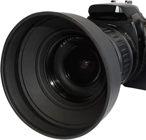 Miniatura 6 de Kit de filtro de 3 piezas (UV-CPL-FLD) + parasol de lente de tulipán + capucha de goma suave + tapa de lente + para lentes selectos Canon, Nikon