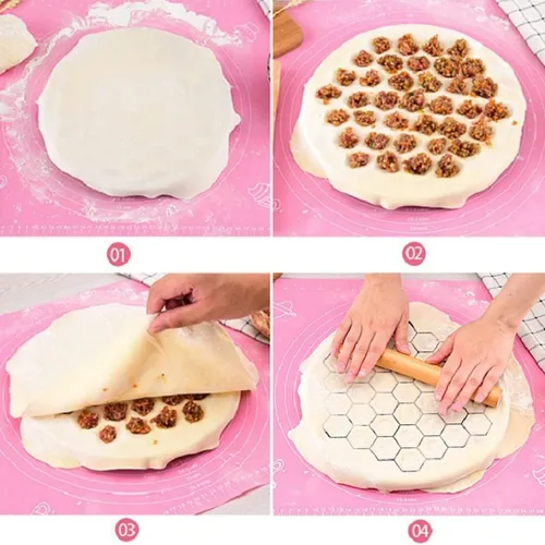 Miniatura 5 de Fabricante de bolas de masa rusa Pelmeni Maker Dumpling Pelmeni Mold Herramienta de molde para fabricar alimentos.