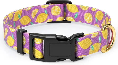 Miniatura 11 de Rnivvi Collar para perros pequeños, lindo collar floral resistente ajustable para cachorros con hebilla de liberación rápida para niño, niña