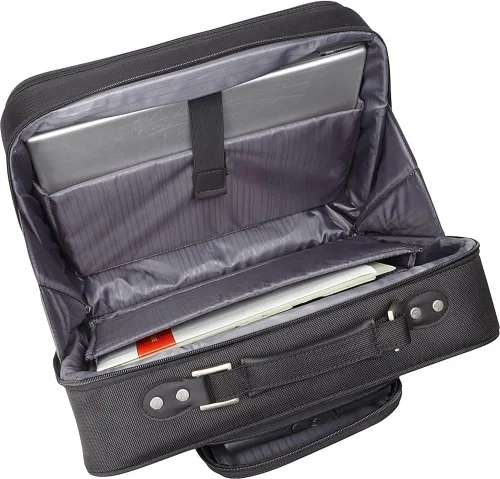 Miniatura 2 de Samsonite Maletín giratorio para portátil con ruedas en negro Negro