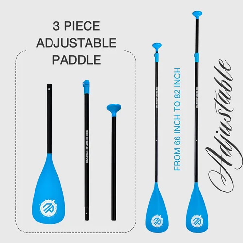 Miniatura 3 de niphean Sup Paddle, Adjustable Paddle Board Paddles, Lightweight Kayak Paddle, Detachable Stand Up Paddle Board Accessories Oars with Aluminum Alloy