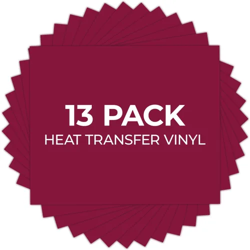 Miniatura 11 de HTVRONT Paquete de 13 vinilos de transferencia de calor rosa bebé, hojas de vinilo para planchar de 12 x 10 pulgadas para camisetas, vinilo HTV