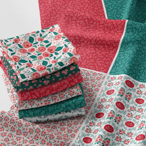 Miniatura 52 de Paquete de tela de algodón de color sólido, 50 cuadrados precortados (8 x 8 x 8 pulgadas), 100% algodón, 120 GSM, fabricado en Türkiye