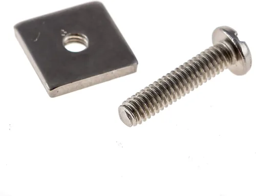 Miniatura 4 de SBS - Tornillo y placa de aleta Longboard de acero inoxidable - Paquete de 3