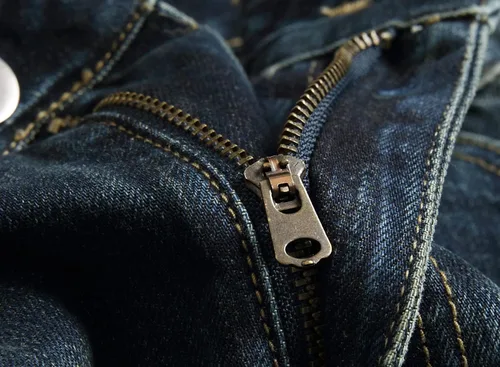 Miniatura 7 de Jeans casuales ajustados con agujeros rasgados para hombre