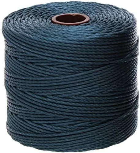 Miniatura 10 de The Beadsmith S-Lon - Cordón de nailon trenzado de 0.020 in para cuerda, color rojo oscuro, TEX210, carrete de 77 yardas