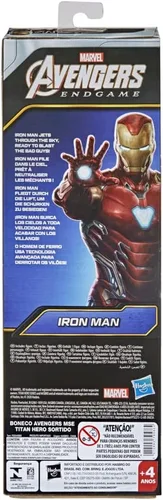 Miniatura 4 de Marvel Avengers Titan Hero Series Figura de acción coleccionable de Iron Man de 12 pulgadas, juguete para edades de 4 años en adelante