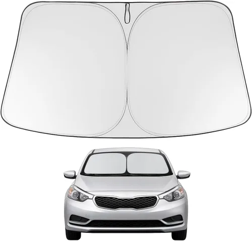 Miniatura 274 de Proadsy Parasol para parabrisas actualizado 2025, ajuste personalizado Dodge RAM 1500 2Dr 2019-2024 2025, 4 capas, plegable, protector de parasol