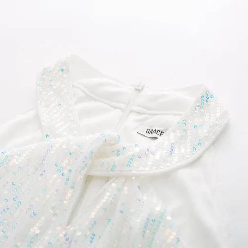 Miniatura 2 de GRACE KARIN Camisetas de lentejuelas para mujer, elegantes camisetas halter con brillos, para fiesta, club, cóctel, ajustadas, fruncidas