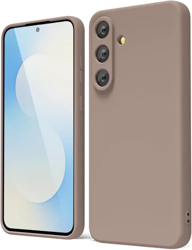 Miniatura 411 de oakxco Funda para teléfono Samsung Galaxy S21 Ultra con agarre de silicona líquida, bonita funda delgada y delgada de goma suave de TPU lisa