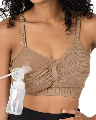 Miniatura 17 de Kindred Bravely Sublime Pumping Bra Hands Free, Adjustable Pumping & Nursing Bra with EasyClip for All Breast Pumps