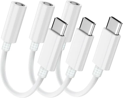 Miniatura 15 de Seulliya Adaptador USB C a 3.5mm de conector de auriculares para iPhone 17/16/15 Pro/Max, DAC Dongle de audio de alta resolución, convertidor