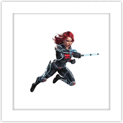 Miniatura 11 de Trends International Gallery Pops Marvel Comics Avengers - Póster de pared de viuda negra, 12 x 12 pulgadas, versión enmarcada en negro