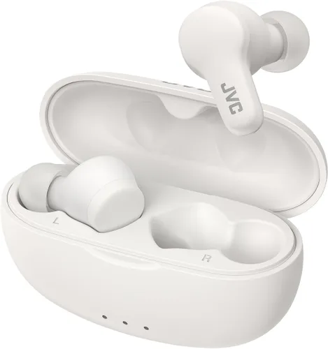 Miniatura 10 de JVC Gumy - Auriculares inalámbricos verdaderos, Bluetooth 5.3, funda de carga, reproducción de 24 horas, IPX4 resistente al agua, cómodo ajuste