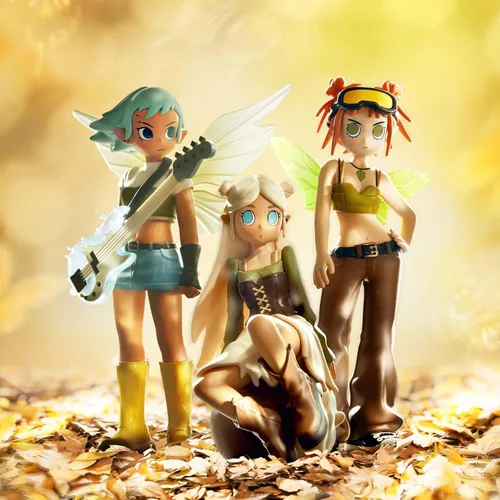 Miniatura 5 de POP MART Serie de Figuras Peach Riot Punk Fairy, 12 piezas de figuras de cajas ciegas Peach Riot, figuras de acción de diseño aleatorio, juguetes