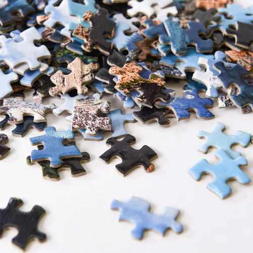 Miniatura 2 de Yundu Rompecabezas de 1000 piezas para adultos, rompecabezas de lago Moraine