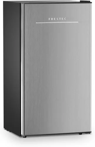 Miniatura 10 de Mini refrigerador de 3.2 pies cúbicos de una sola puerta con congelador, termostato ajustable, refrigerador pequeño de bajo ruido de ahorro