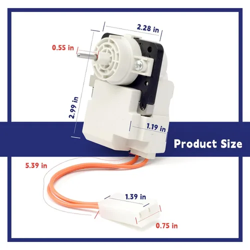 Miniatura 7 de Reemplazo del motor del ventilador del evaporador del refrigerador W10464673 para las piezas del refrigerador Whirlpool Reemplazar WPW10464673