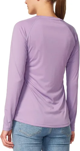 Miniatura 2 de BALEAF Camisas de manga larga para mujer, protección solar UPF50+, secado rápido, senderismo, pesca