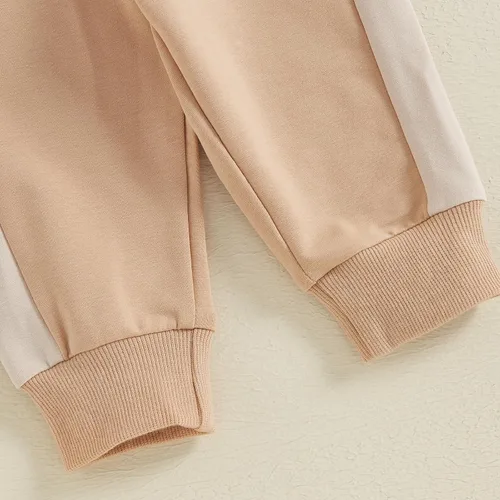 Miniatura 12 de Conjunto de sudadera de manga larga con cuello redondo y pantalones deportivos para bebés, ropa de invierno para bebé