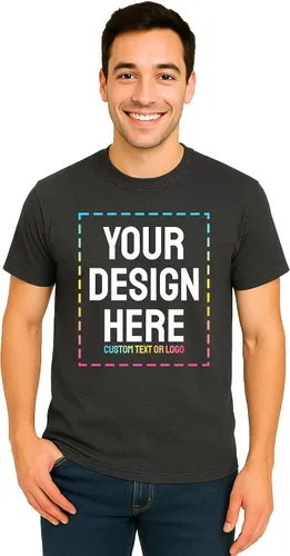 Miniatura 8 de Camisetas Gildan personalizadas - Camisetas personalizadas con texto, imagen o logotipo Diseña tu propia camisa para hombres y mujeres Merch on