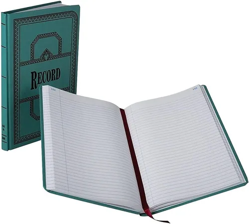 Miniatura 2 de Boorum & Pease Libros de cuentas de la serie 66, renglones de registro, 300 páginas, 12-1/8 pulgadas x 7-5/8 pulgadas, azul (66-300-R)