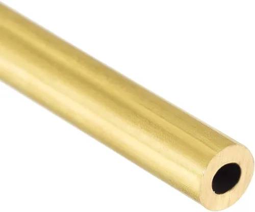 Miniatura 3 de uxcell Tubo redondo de latón, 11.811 in de longitud 0.118 in de diámetro exterior 0.030 in de grosor de pared, tubo recto sin costuras, 2 piezas