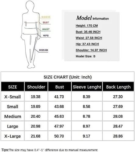 Miniatura 5 de Remidoo - Camiseta informal de manga corta para mujer, cuello redondo, corte amplio, con estampado de arcoíris