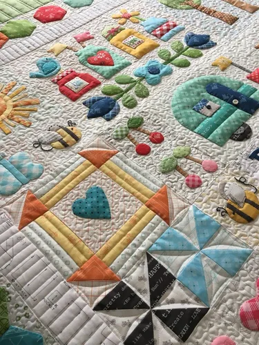 Miniatura 2 de Riley Blake Designs Lori Holt Bee Happy Quilt Pattern Suministros para manualidades