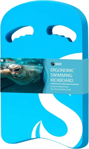 Miniatura 11 de Sunlite Sports Swimming Kickboard - One Size Fits All - A Great Training Aid for Children and Adults 5) Estándar Ergo Rojo