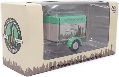 Miniatura 3 de Motor city classics Remolque Waldorf Astoria Escala 1:24 - Verde