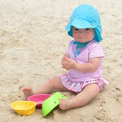 Miniatura 13 de green sprouts Sombrero de natación con solapa para bebé