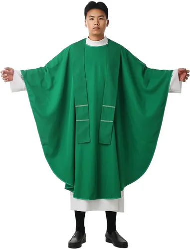 Miniatura 14 de BLESSUME Esperanza/Espíritu Iglesia Sacerdotes Sólidos Casulla Misas Vestiduras