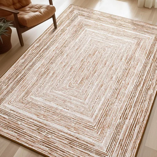 Miniatura 11 de Phantoscope Alfombra Pasillera Lavable 2'x10' Antideslizante, Alfombras de Pasillo Vintage Neutras para Entrada, Escalera, Dormitorio