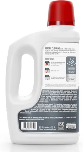 Miniatura 2 de Hoover Prime Professional - Solución limpiadora de alfombras, 50 onzas, aroma Ocean Breeze, potente solución de champú para alfombras, elimina