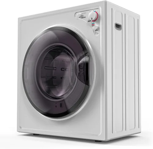 Miniatura 8 de ROVSUN Secadora de ropa portátil de 1.8 pies cúbicos, máquina secadora de carga frontal, secadora de ropa compacta con tambor de acero inoxidable