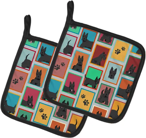 Miniatura 75 de Caroline's Treasures MLM1149PTHD - Juego de soportes para ollas de cocina resistentes al calor, almohadillas calientes para horno para cocinar