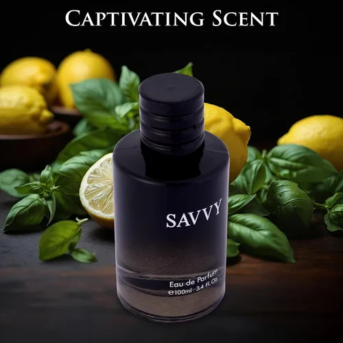 Miniatura 4 de Savvy for Men Eau De Parfum – Composición sofisticada de fragancia masculina de bergamota, pimienta, lavanda, anís estrellado y nuez moscada – Base
