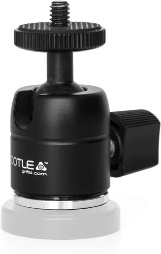 Miniatura 3 de GRIFITI Nootle - Soporte de cabeza esférica para iPad, soporte para trípode, cámara de video, soportes de teléfono, soportes, soportes de música