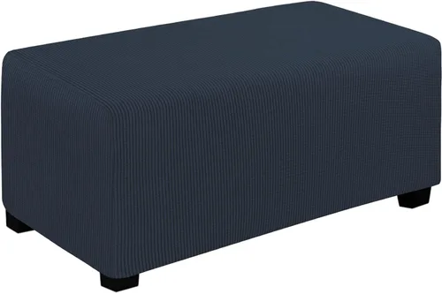 Miniatura 141 de Easy-Going Funda Elástica para Otomana Taburete de Almacenamiento Plegable Protector de Muebles Funda Rectangular Suave con Parte Inferior Elástica