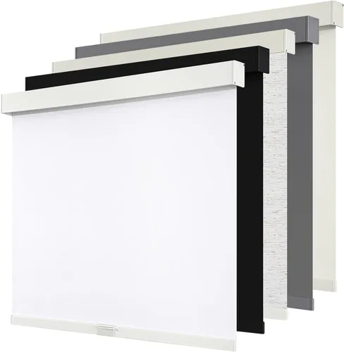 Miniatura 7 de SUNOFF Persianas Enrollables Opacas Inalámbricas para Ventanas de Parada Libre, Bajar Oscurecimiento de Habitación con Cenefa, Persianas de Tela