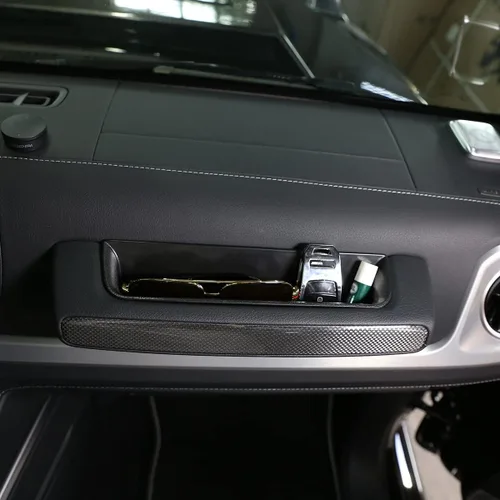 Miniatura 4 de YIWANG Caja de almacenamiento de agarre de copiloto ABS para Mercedes Benz Clase G AMG Wagon Cross Country SUV W463 G350 G400 G500 G55 G63 G65