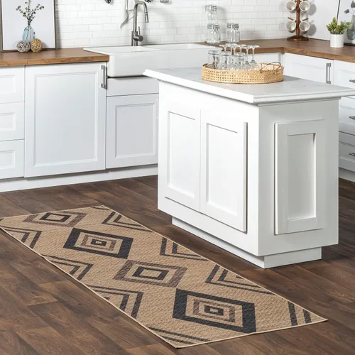 Miniatura 40 de nuLOOM Kasie Natural - Alfombra de 5 x 8 pies, lavable a máquina, antideslizante, para sala de estar, dormitorio, habitación de los niños, 2-Natural