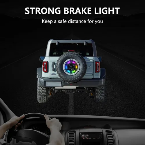 Miniatura 3 de Luz de freno de neumático de repuesto (RGB para Bronco)